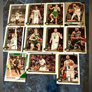 Boston Celtics Basketball Cards Lot